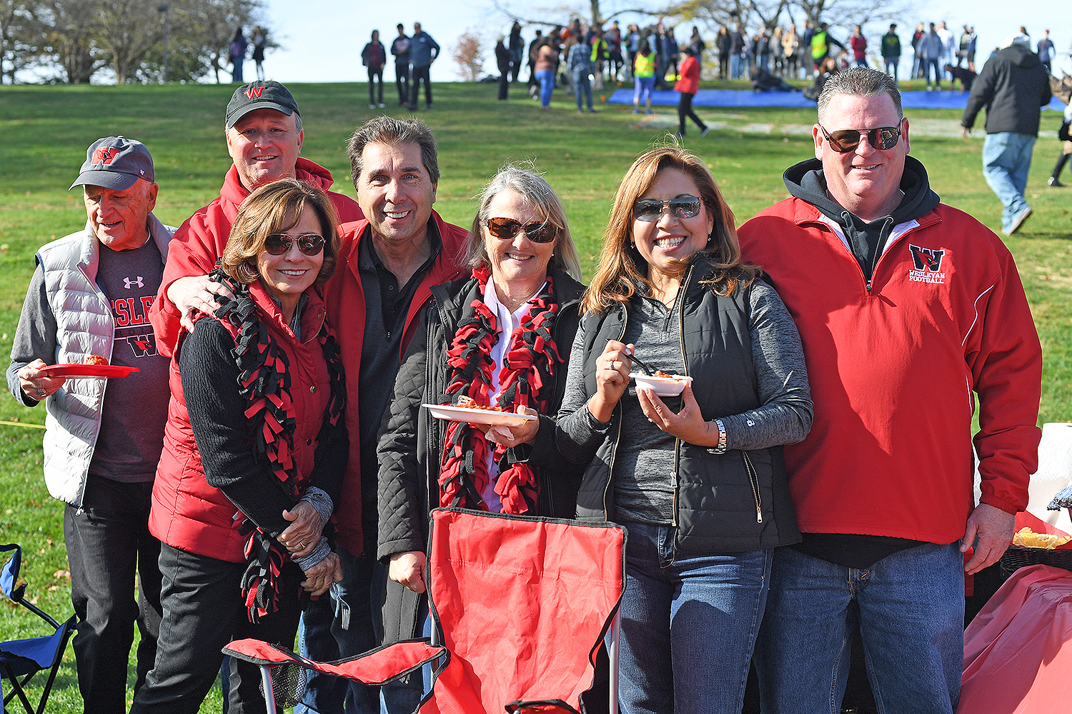 Hundreds of Wesleyan alumni and families participated in the traditional Homecoming/Family Weekend Tailgating event on Andrus Field. 