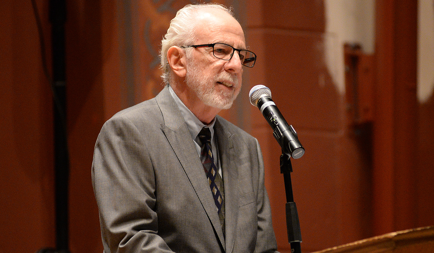 Richard Slotkin, the Olin Professor of American Studies, Emeritus, delivered the keynote address titled “Open Season: The Gun Rights Movement and American Political Culture.” Slotkin discussed the current struggle over firearms legislation and how it has been shaped by a political movement, which links a radical understanding of “gun rights” to the agendas of American conservatism.