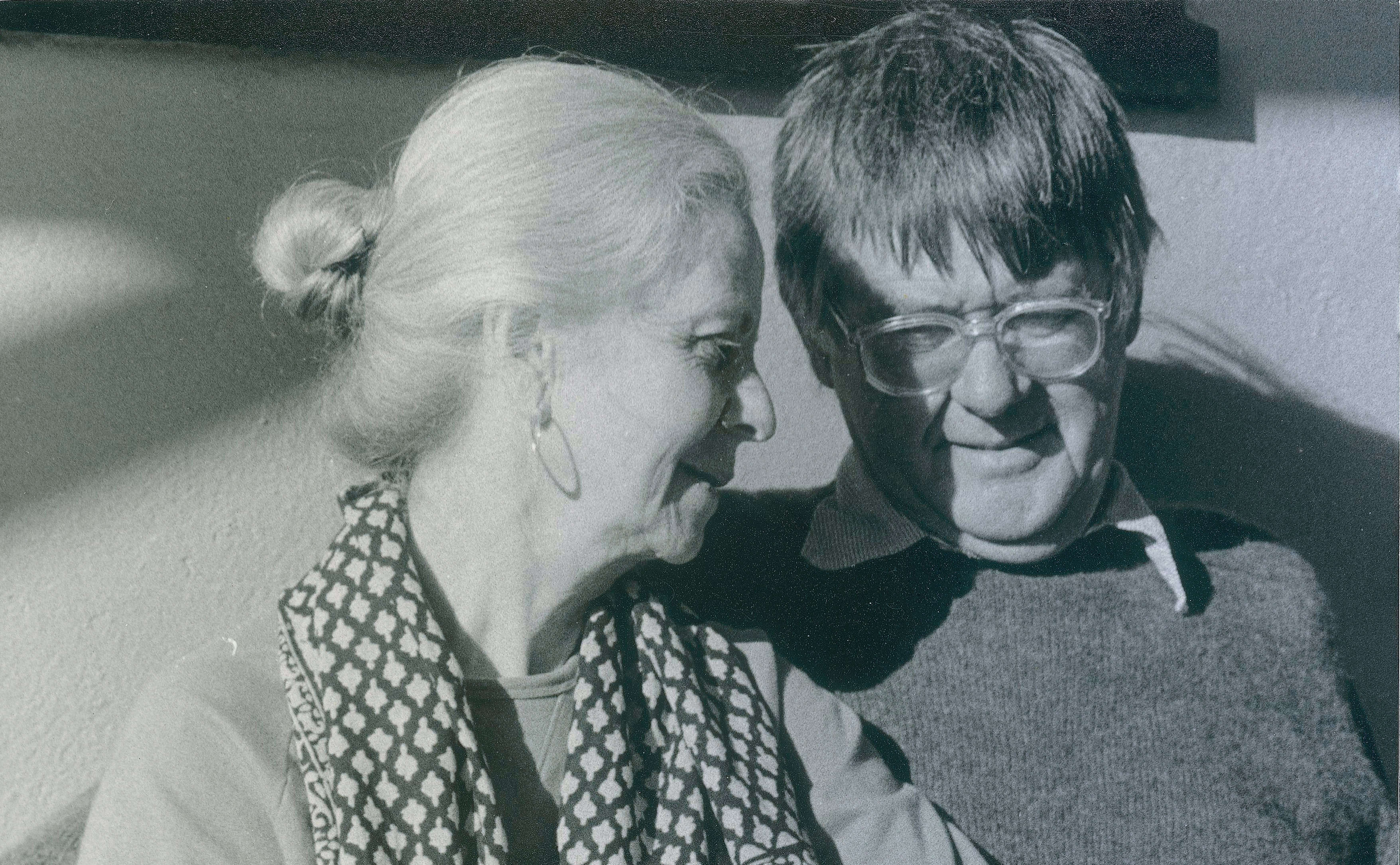 Valerie de la Harpe Butler and Jeffrey Butler, pictured together in San Francisco, Calif., 1986.