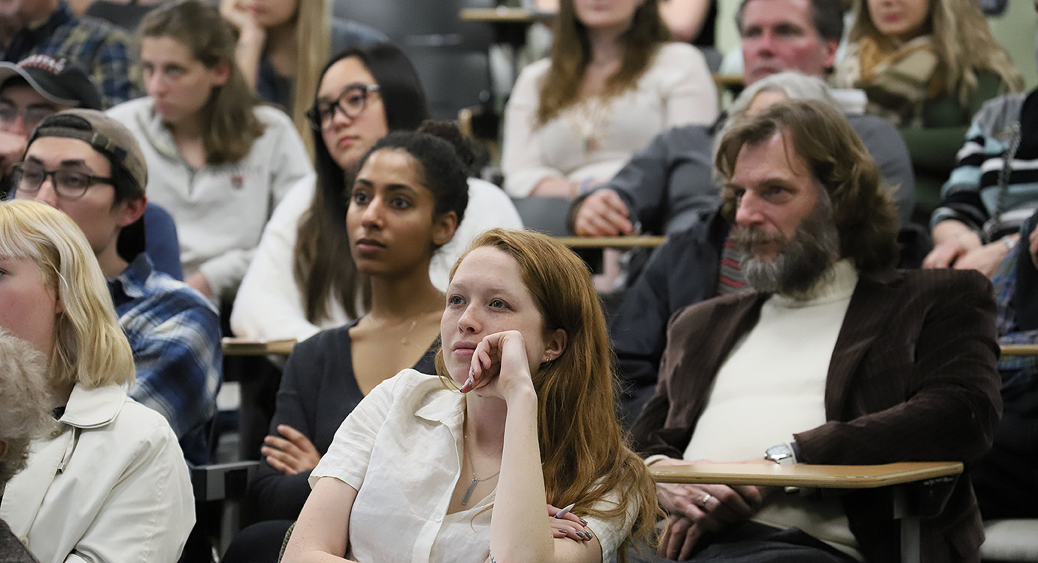 The event was sponsored by the College of Integrative Sciences, the Allbritton Center, and the departments of Earth &; Environmental Sciences and Biology.