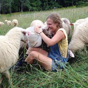"There is so much exciting work being done now in the field of sustainable agriculture, food justice, education, etc. and I don't think I would have found my way into this work without Long Lane Farm," says Hailey Sowden '15.