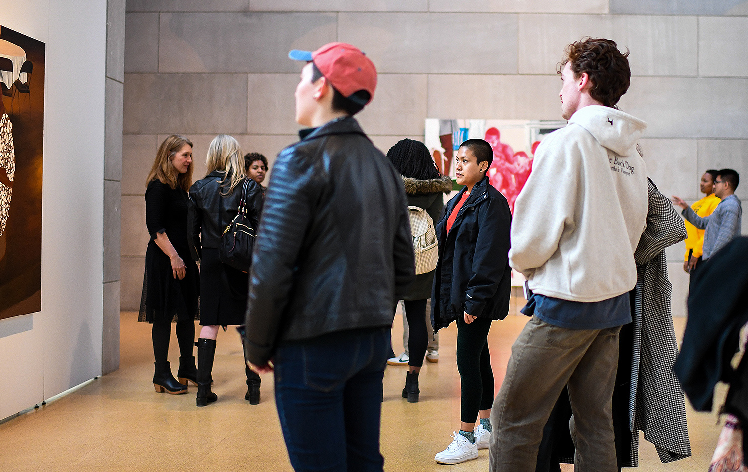 Seniors in the Department of Art and Art History's Art Studio Program are displaying their work throughout the month of April in Zilkha Gallery