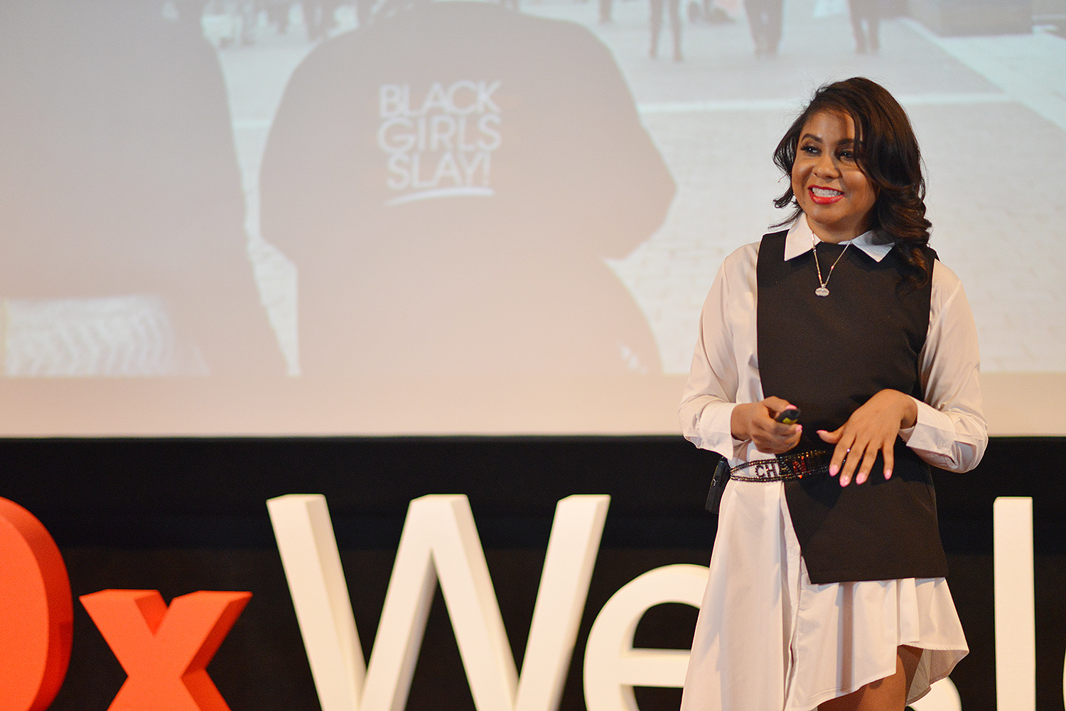 Angela Yee '97, host of "The Breakfast Club," spoke on "Hate Hurts."