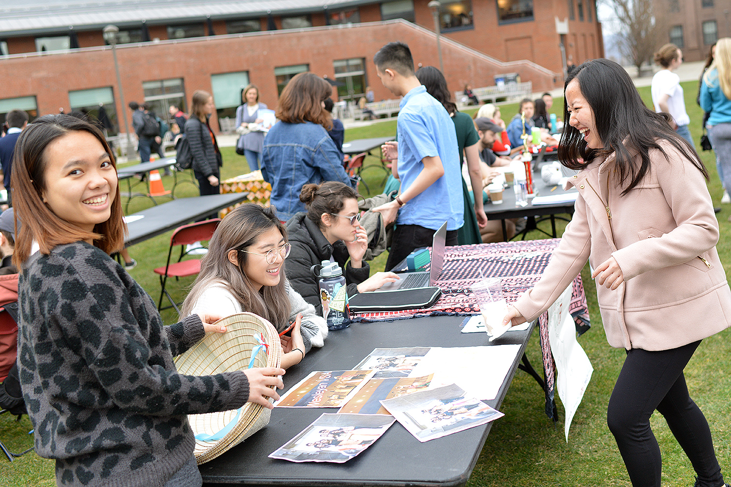 On April 13, Wesleyan students hosted a Student Activities Fair to introduce Class of 2022 admits to the many clubs and activities available on campus. 