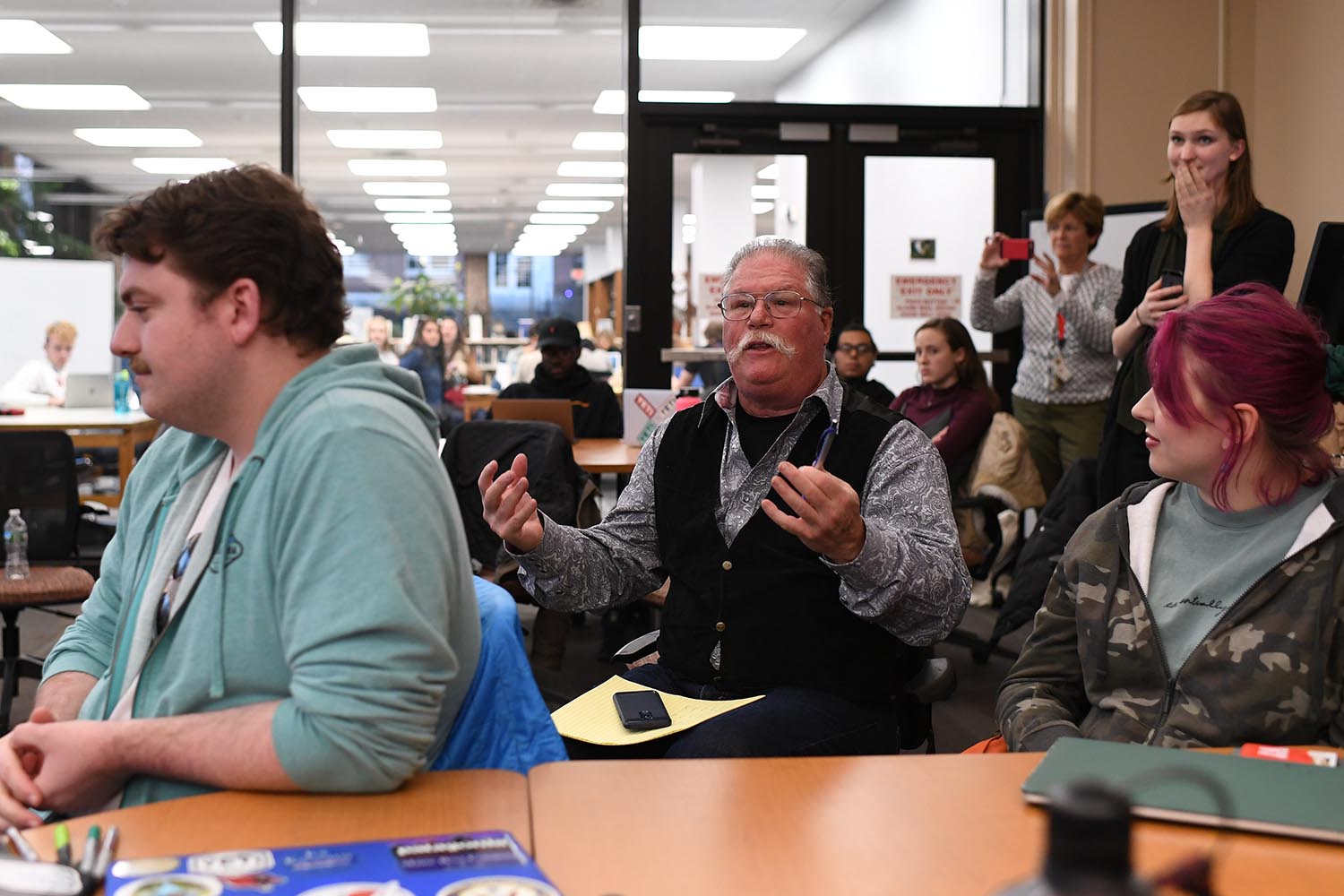 Barry Chernoff, the Robert Schumann Professor of Environmental Studies, teaches the class. Chernoff also is professor of earth and environmental sciences, professor of biology, director of the College of the Environment, chair of the Environmental Studies Program, and professor, environmental studies.