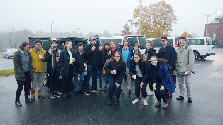 Students in Assistant Professor of Government Logan Dancey's Campaigns and Elections course conducted exit polling around Connecticut's Fifth Congressional District on Election Day.