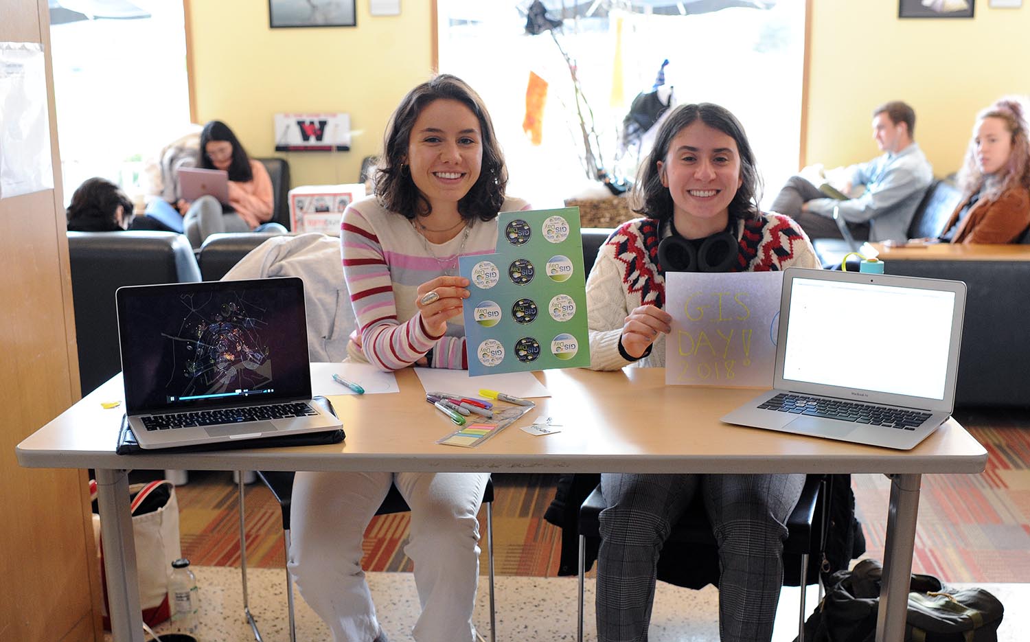 Caroline Sgaglione (’19 ENVS, GOVT), Vanessa Auritt (’19 ANTH)