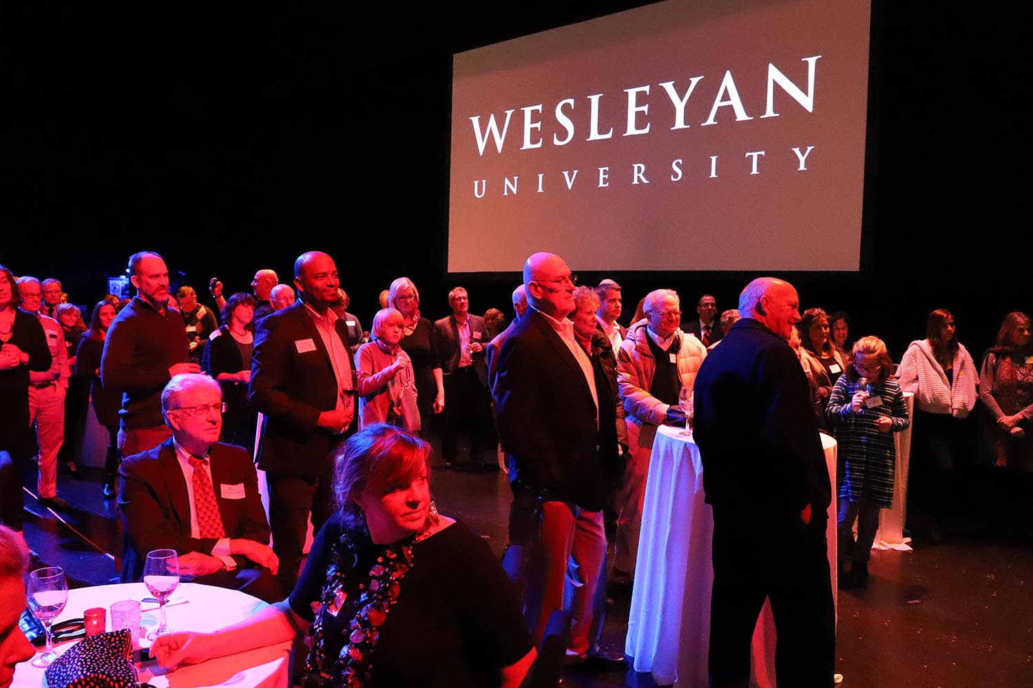 Attendees also enjoyed a reception before the performance at the Maxwell M. and Ruth R. Belding Theater.