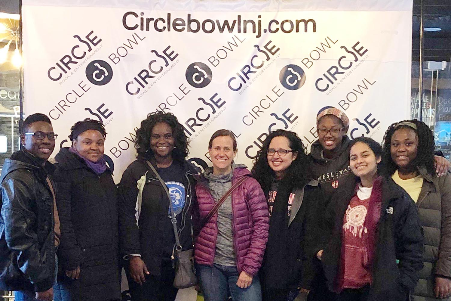 The group played a few rounds of bowling at Circle Bowl in Ledgewood, N.J. 