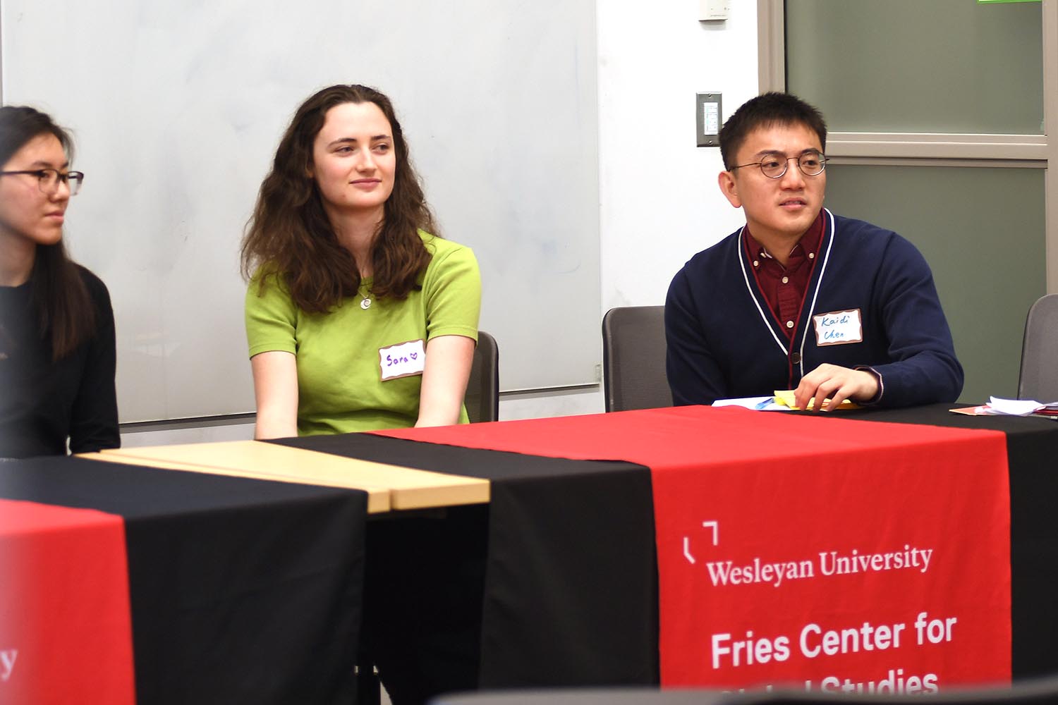 Kaidi Chen, visiting lecturer in language and culture studies at Trinity College, discussed on "Cultural Experiences and Performances in Chinese Classroom."