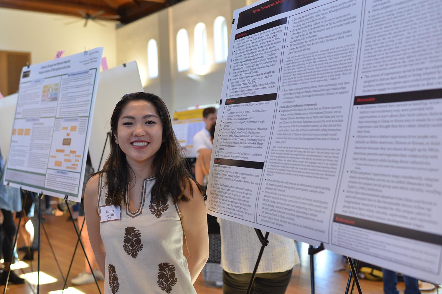 Ethnic Identity in Chinese and Korean Adoptees: Exploration, Components, Expression Presenter/s: Tatum Leclair Advisor/s: Robert Steele 