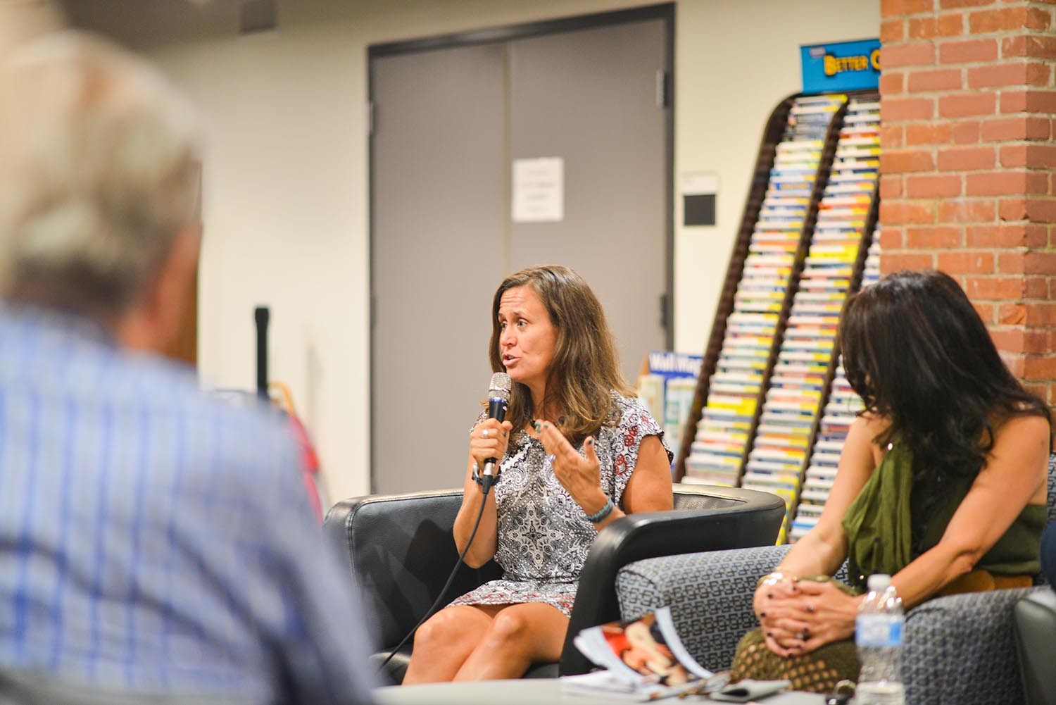 On. Sept. 16, University Chaplain Tracy Mehr-Muska spoke about her new book, Weathering the Storm, during a Local Author Program on Mind, Body, Spirit at the Wesleyan RJ Julia Bookstore.