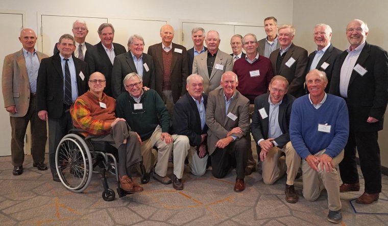 The gentlemen of 1969's undefeated football team, 50 years later.