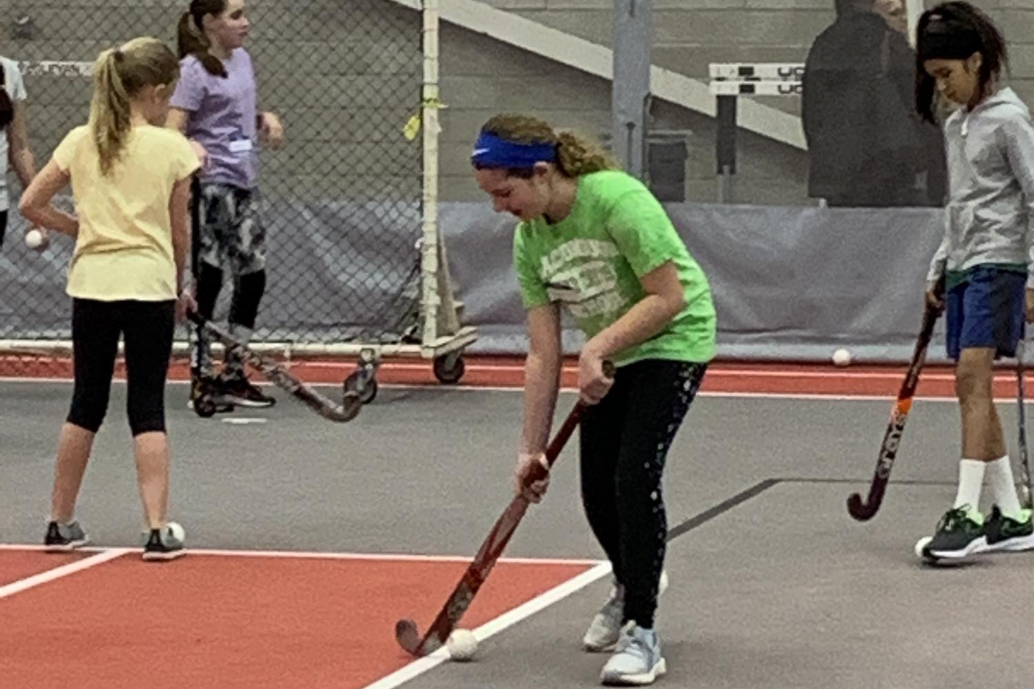 girls in sports camp