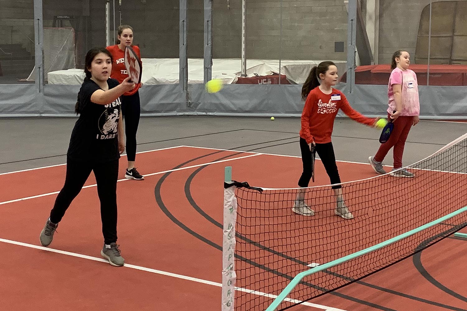 girls in sports camp