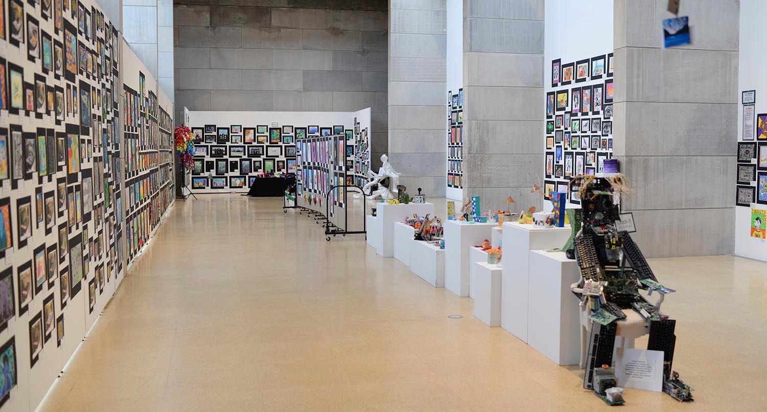 The 39th annual Middletown Public Schools Art Exhibition was on exhibit from March 7-15 at the Ezra and Cecile Zilkha Gallery. The show featured a wide variety of visual art from children in Kindergarten through 12th grade. 