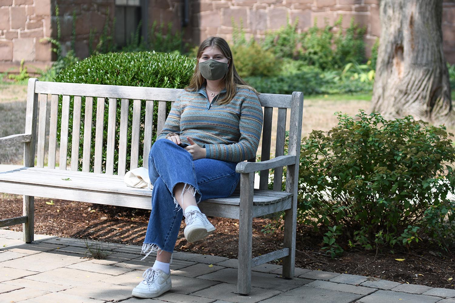 Students are required to wear masks in all public spaces.
