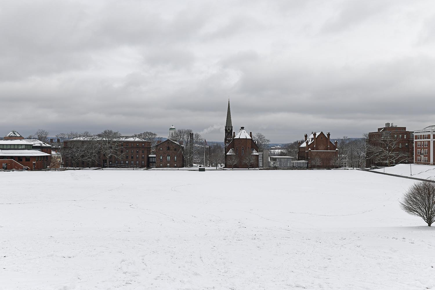 snowy campus