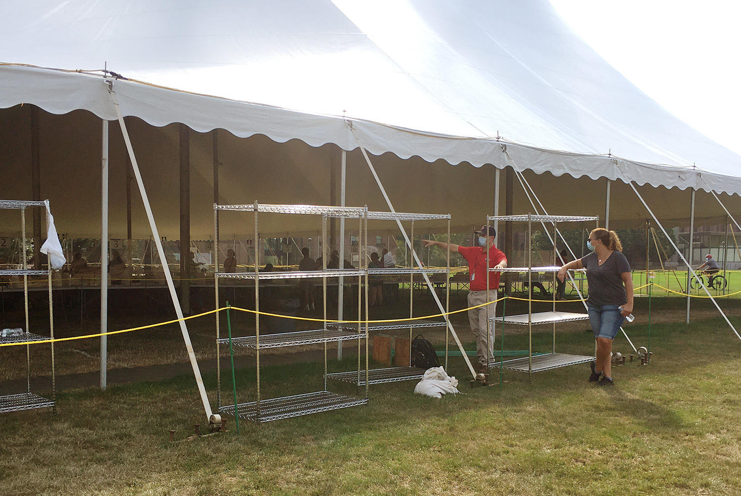 covid testing tent