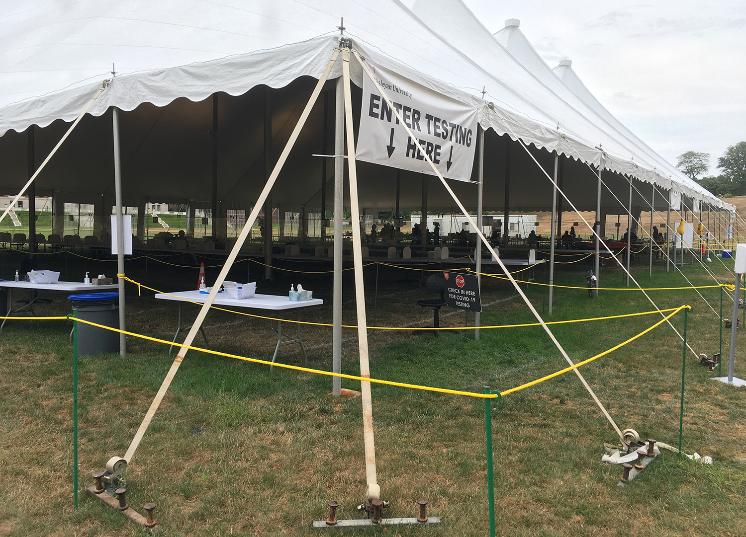 covid testing tent