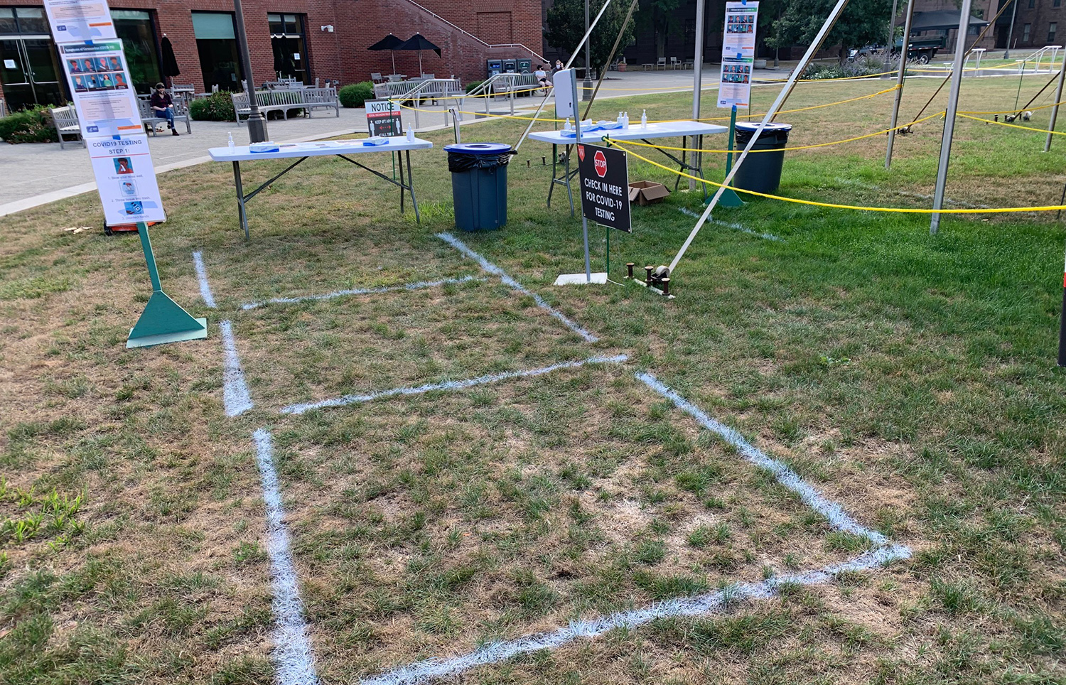 covid testing tent