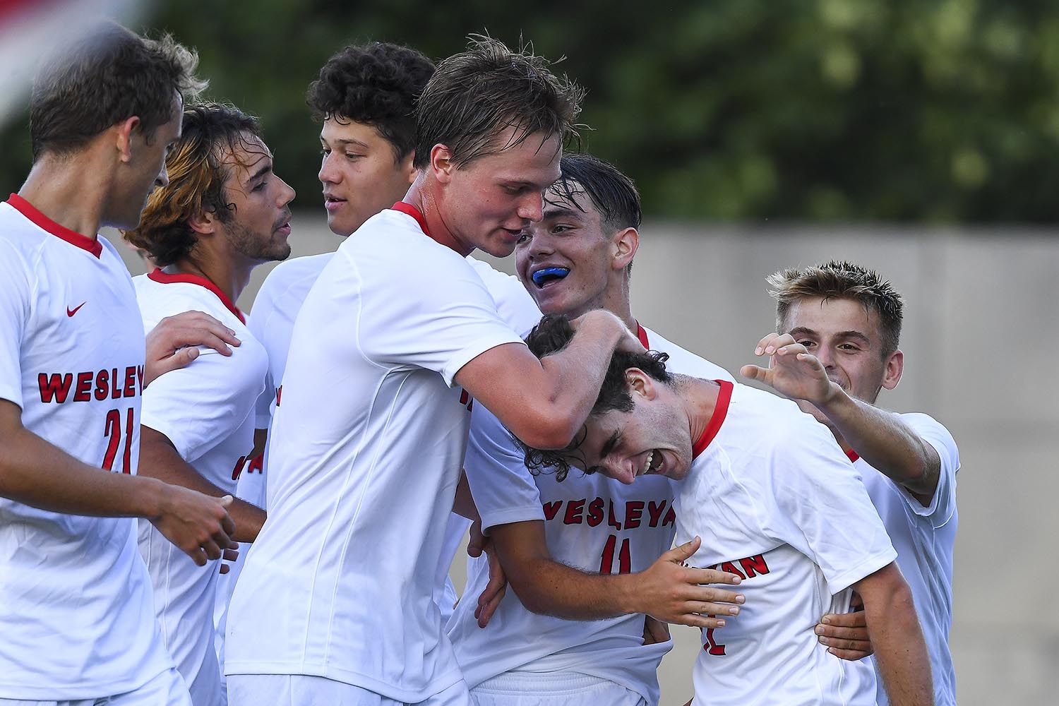 Three hundred spectators watched Wesleyan beat Emerson in men’s soccer 2-0 on Sept. 7, the first game in the fall sports season.