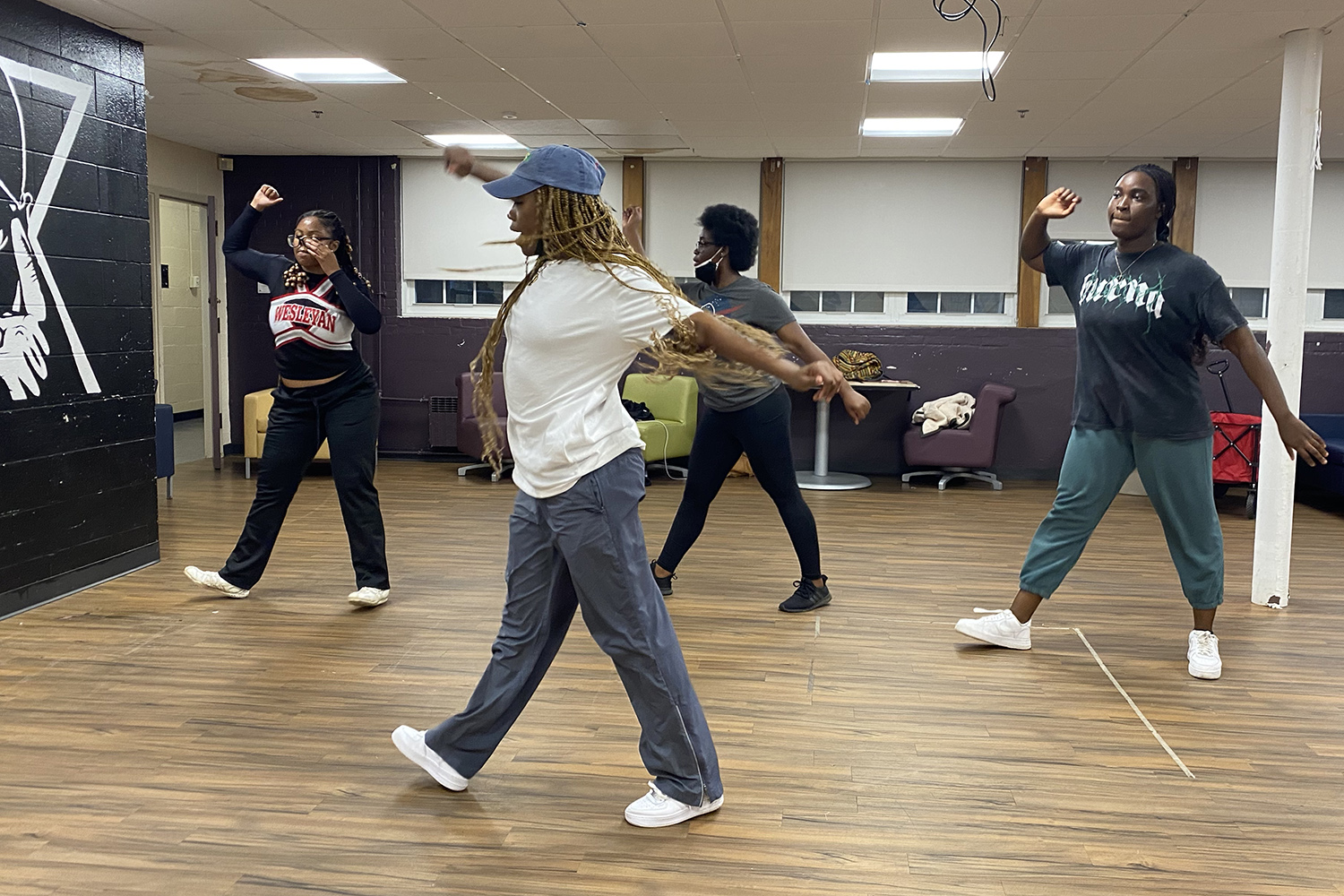 The African Student Association and Fries Center for Global Studies hosted an Afrobeats Dance Class at the Malcolm X House. 