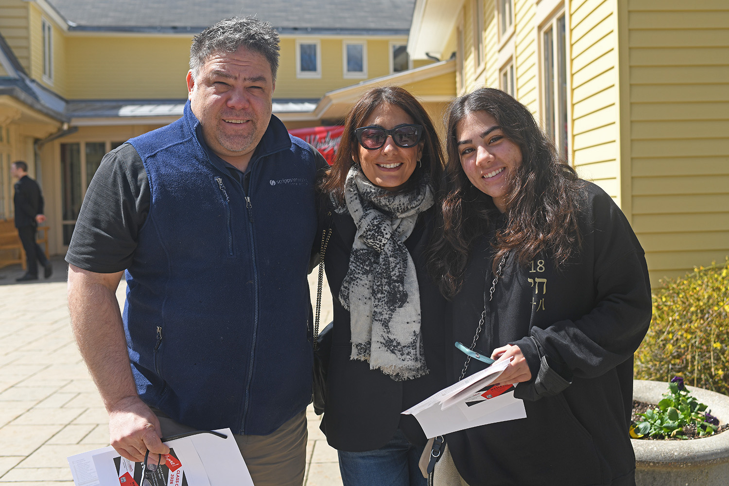 Isabelle Arroyo of Brooklyn, N.Y. arrived to WesFest mid-afternoon with her mother Laurice and father David. of Brooklyn, N.Y.